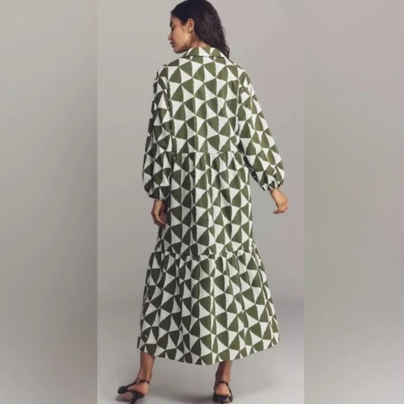 The Bettina Tiered Shirt Dress by Maeve - Picture 2 of 9